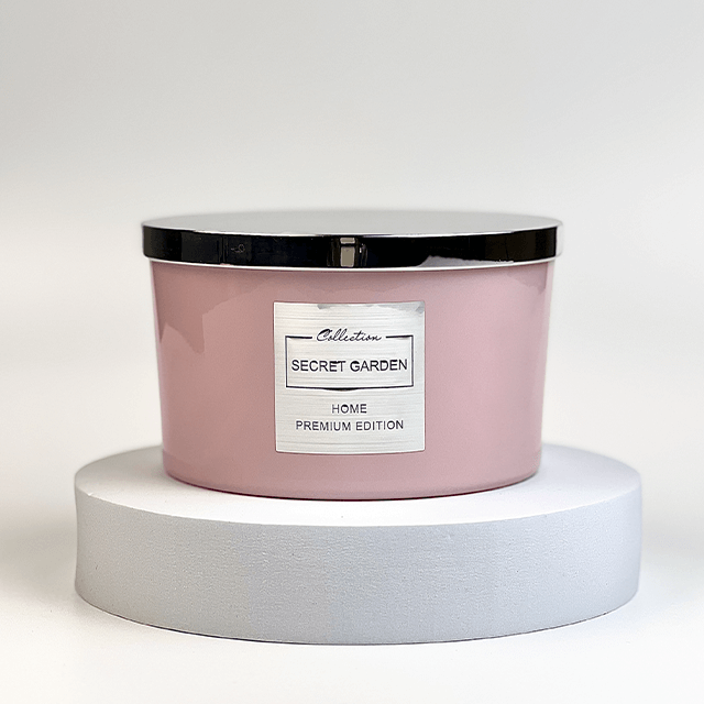 Ароматиична свічка Pepco Home рожева Secret Garden