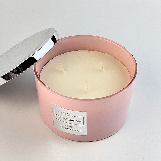Ароматиична свічка Pepco Home рожева Secret Garden