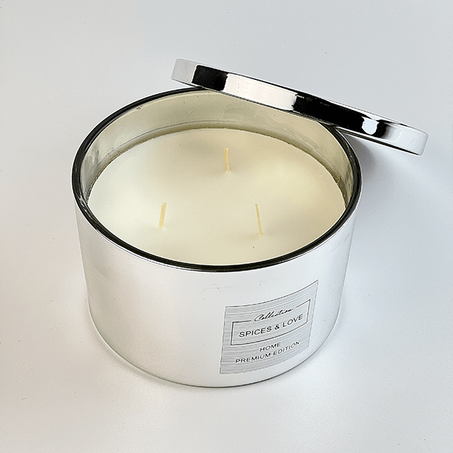 Pepco Home Spice Love Silver ароматична свічка срібна