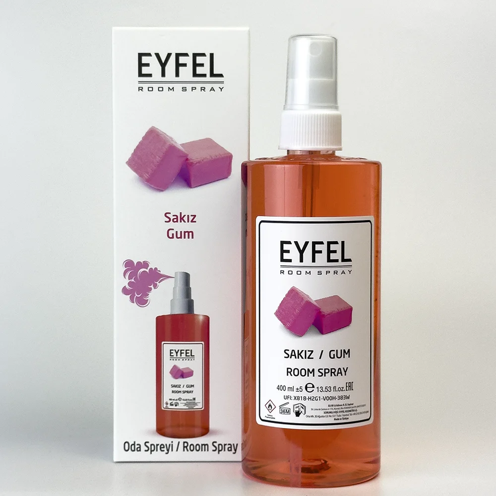 Eyfel Room Spray Жувальна гумка 400ml для повітря та текстилю