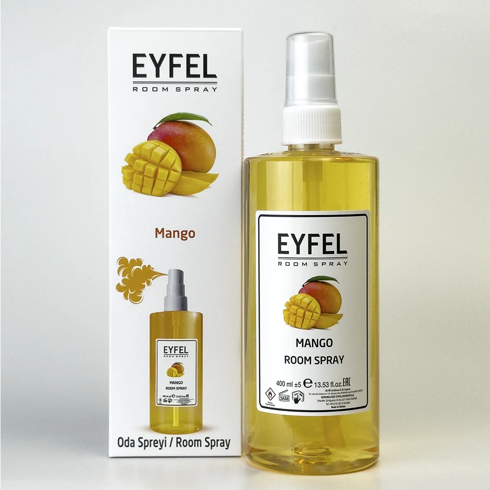 Eyfel Room Spray Mango 400ml Eyfel Room Spray Mango 400ml для повітря та текстилю