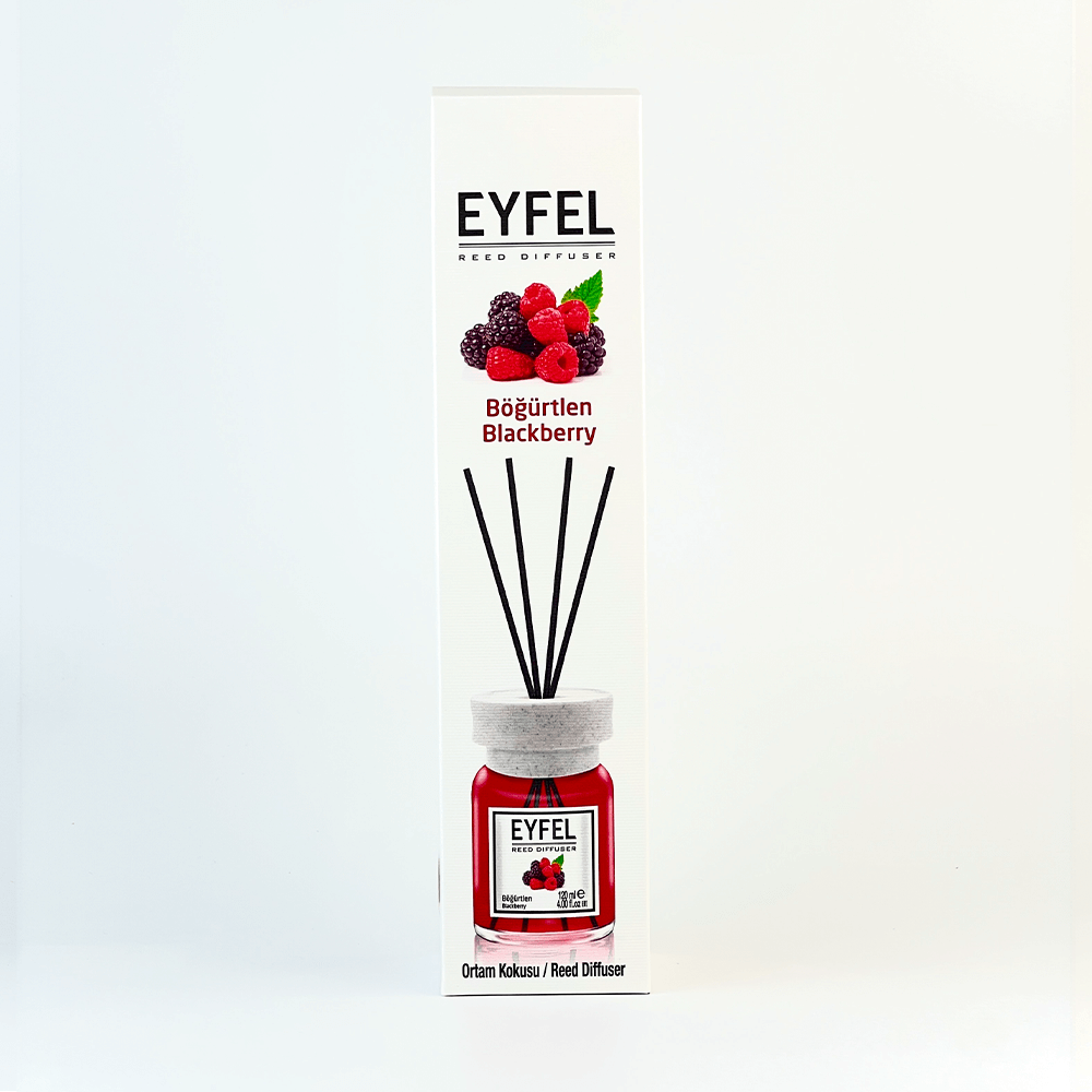 Eyfel_Blackberry_diffusor Аромадифузор Eyfel Perfume Reed Diffuser Blackberry(Ожина), 120 мл