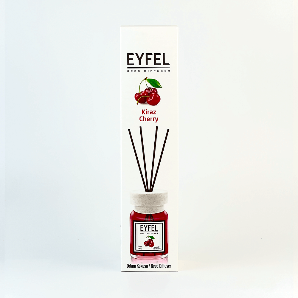 Eyfel_Cherry_diffusor Аромадифузор Eyfel Perfume Reed Diffuser вишня, 120 мл