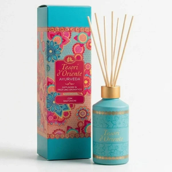 Аромадифузор Tesori d'Oriente Ayurveda з паличками, 200 мл