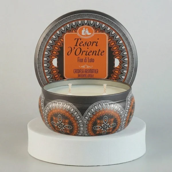 Ароматична свічка Tesori d'Oriente Fiore del Loto (Квітка Лотоса), 200 г